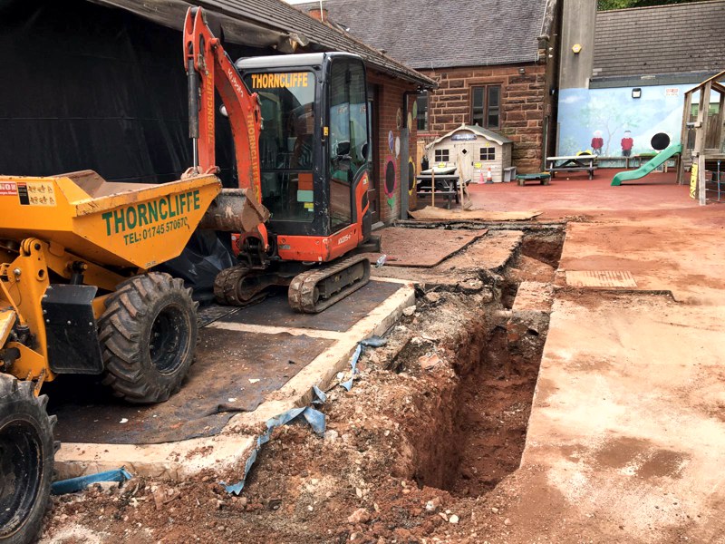 School Extension built by Crossley Construction