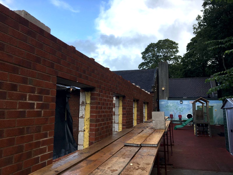 School Extension built by Crossley Construction