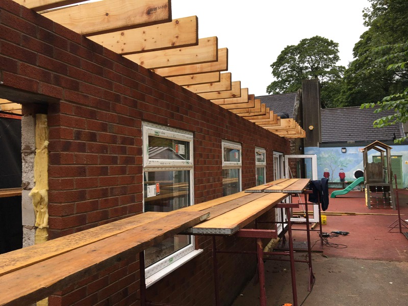 School Extension built by Crossley Construction