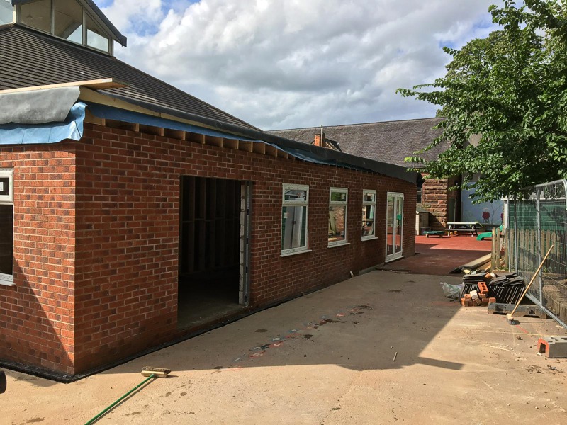 School Extension built by Crossley Construction
